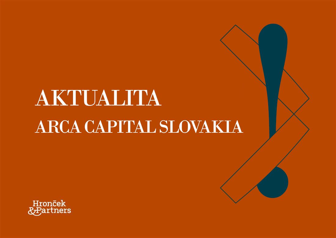 Súd potvrdil reštrukturalizačný plán spoločnosti Arca Capital Slovakia, a.s.